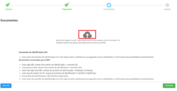 Documentos Necessários A1